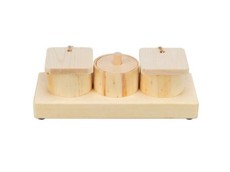 Dřevěný pamlskovník 15 x 4,5 x 6 cm